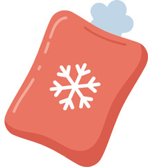 Winter Hot Water Bottle Icon