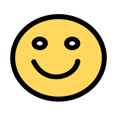 Funny emoticons with facial expressions