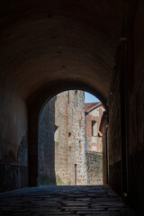 Fototapeta premium Plasencia detalles urbanos y patrimonio histórico, Plasencia city urban and historic details, Plasencia städtische und historische details, プラセンシア市の都市と歴史的なディテール, Détails urbains et historiques de Plas