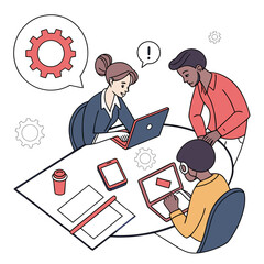 Team collaboration on digital projects