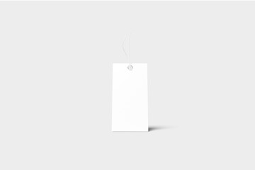 Blank Label Tag Mockup