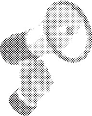 Halftone dots pattern design element
