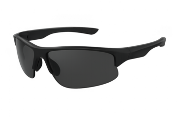 Black sports sunglasses protecting eyes for active lifestyle activities