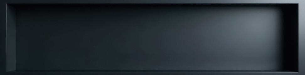 Modern minimalist black photo frame, clean background , presentation, matte