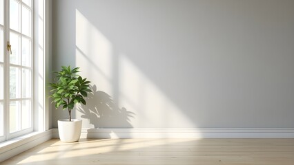Fototapeta premium Empty Room with a Window