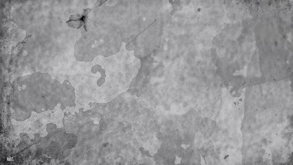 Obraz premium Gray concrete wall texture with stains and cracks.