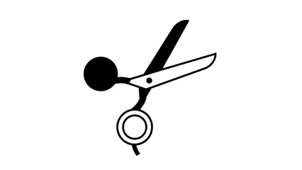 Icon of Scissors Tool for Cutting and Crafting Graphics.