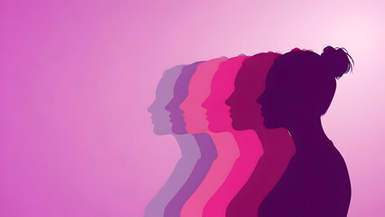 silhouette of pregnant woman