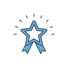 Obraz premium Premium Quality Star Badge Symbol