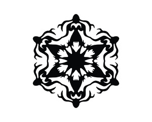 Ornamental Mandala Vector Design &ndash; Symmetrical Decorative Floral Pattern Illustration