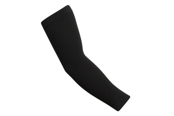 Black compression arm sleeve for athletic performance and protection