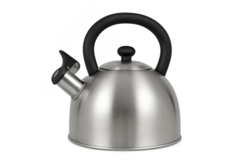 Stainless steel stovetop whistling kettle for boiling water