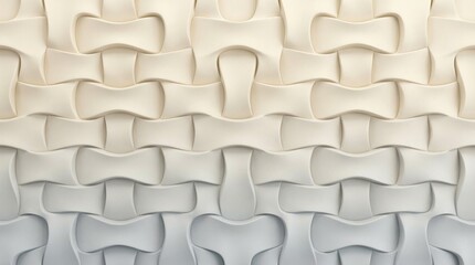 Seamless Curved Grid Gradient Architectural Pattern