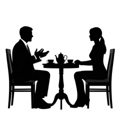 Fototapeta premium Business meeting over tea