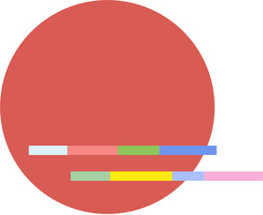 새해 명절느낌 붉은 해