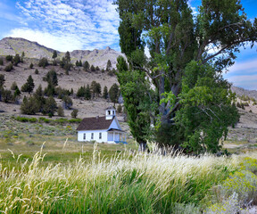 Historic Harris School Near Summer Lake Oregon