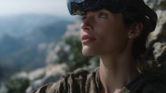 An adaptive VR experience that shifts terrain, challenges, and narrative paths based on users&rsquo; movement patterns and skill level &mdash; immersive technology, personalized gaming environments, and