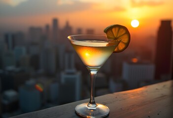 Sunset Sips: A Cocktail with a View