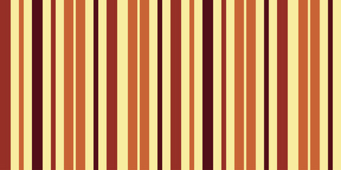 Simple Flat Stripe Brown and Yellow Vertical Lines Pattern Illustration