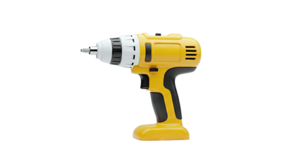 Yellow and Black Cordless Drill
