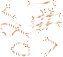 Abstract music notes background featuring a colorful musical melody illustration with vector art symbols and a line pattern design for decorative sound signs