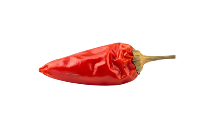 A vibrant red chili pepper against a dark background