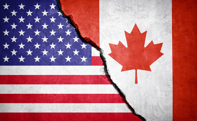 US and Canada conflict.	