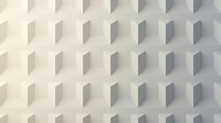 Seamless abstract architectural wall pattern with minimal prism