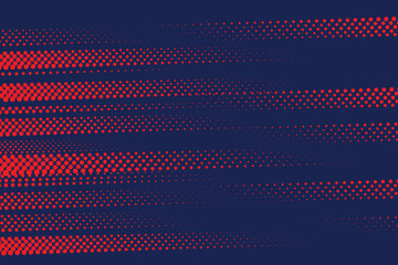 Abstract digital art with red and blue patterns