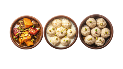 Indian sweet platter rasmalai rasgulla gulab jamun dessert