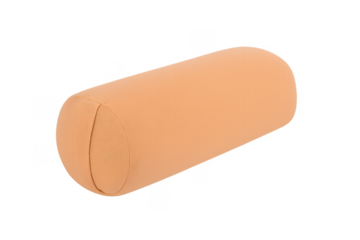 Apricot yoga bolster supporting fitness wellness practice