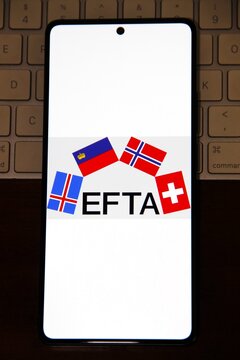  EFTA - Associa&ccedil;&atilde;o Europeia de Livre Com&eacute;rcio - Organiza&ccedil;&atilde;o intergovernamental que promove o livre com&eacute;rcio e a integra&ccedil;&atilde;o econ&ocirc;mica entre seus membros: Isl&acirc;ndia, Liechtenstein, Noruega e Su&iacute;&ccedil;a.