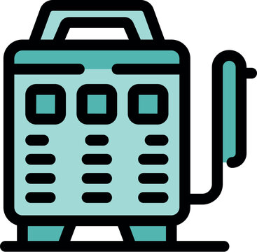 Portable electric generator ensuring power supply, vital for backup electricity during outages or outdoor activities