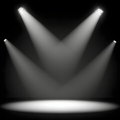 spotlight on stage