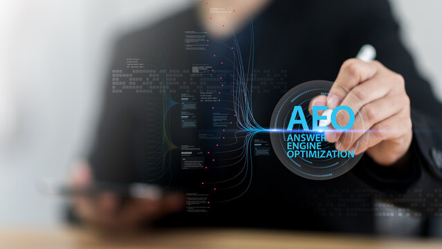 Analysing AEO ranking answer engine optimization via artificial intelligence technology cloud network enterprise resource workflow database storage file document