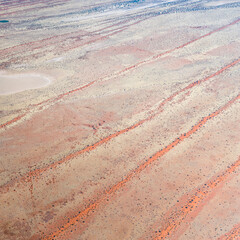 Kalahari parallel dunes, near Kalkrand, Namibia