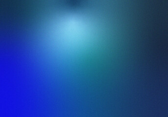 Deep Indigo and Cobalt Grainy Gradient with Central Glowing Spotlight Texture