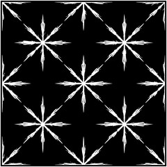 Starburst Snowflake Pattern.