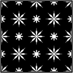 Starburst Snowflake Pattern.