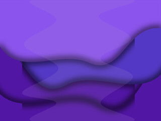 Purple abstract layered liquid background with smooth organic shapes and soft shadows. Modern minimalist design suitable for branding, web design, presentations, social media, and creative projects.