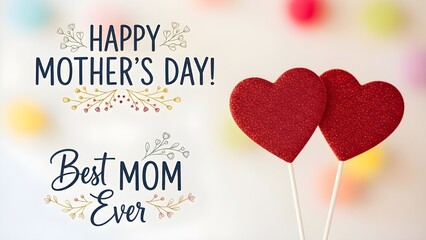 Happy mothers day best mom ever heartfelt greeting