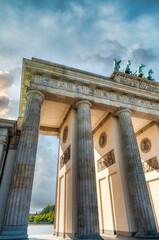 The Brandenburg Gate is an 18th-century neoclassical monument located in Berlin. © Joan Vadell