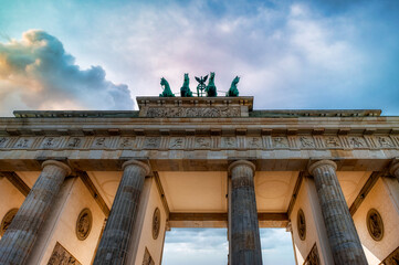 The Brandenburg Gate is an 18th-century neoclassical monument located in Berlin. © Joan Vadell