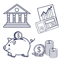 Financial concepts illustration