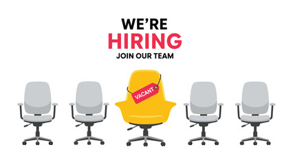 Join Our Team &ndash; Hiring, Recruitment, Open Vacancy, Career Opportunity, Business Job Search.eps