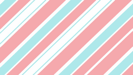 Soft pink and light blue diagonal stripes create a gentle and appealing background pattern with a hand-drawn aesthetic, perfect for various design projects.
