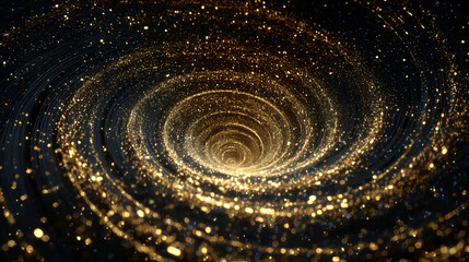 Cosmic Spiral Formation, Galactic Evolution Visualization, Universe Expansion Concept
