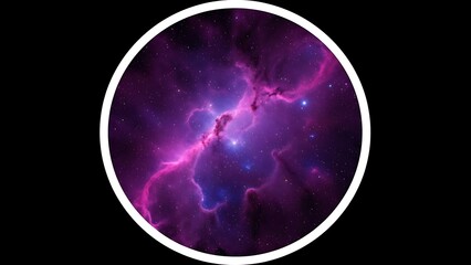 Cosmic nebula: a dance of stars and gas