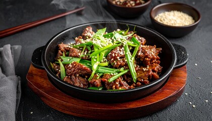 Fototapeta premium Bulgogi-Pfanne – Korea
