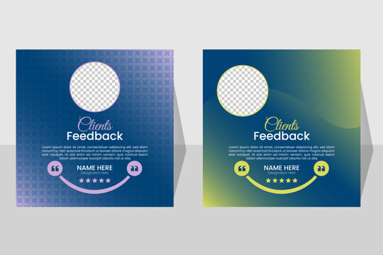 Client Feedback Template design for Business Growth